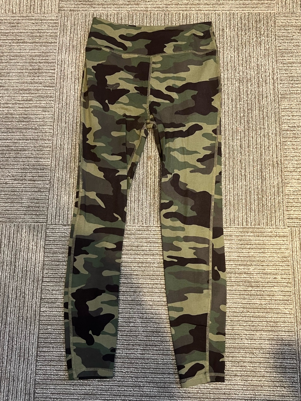 J. Crew Girls' Olive & Dark Green Camo Leggings